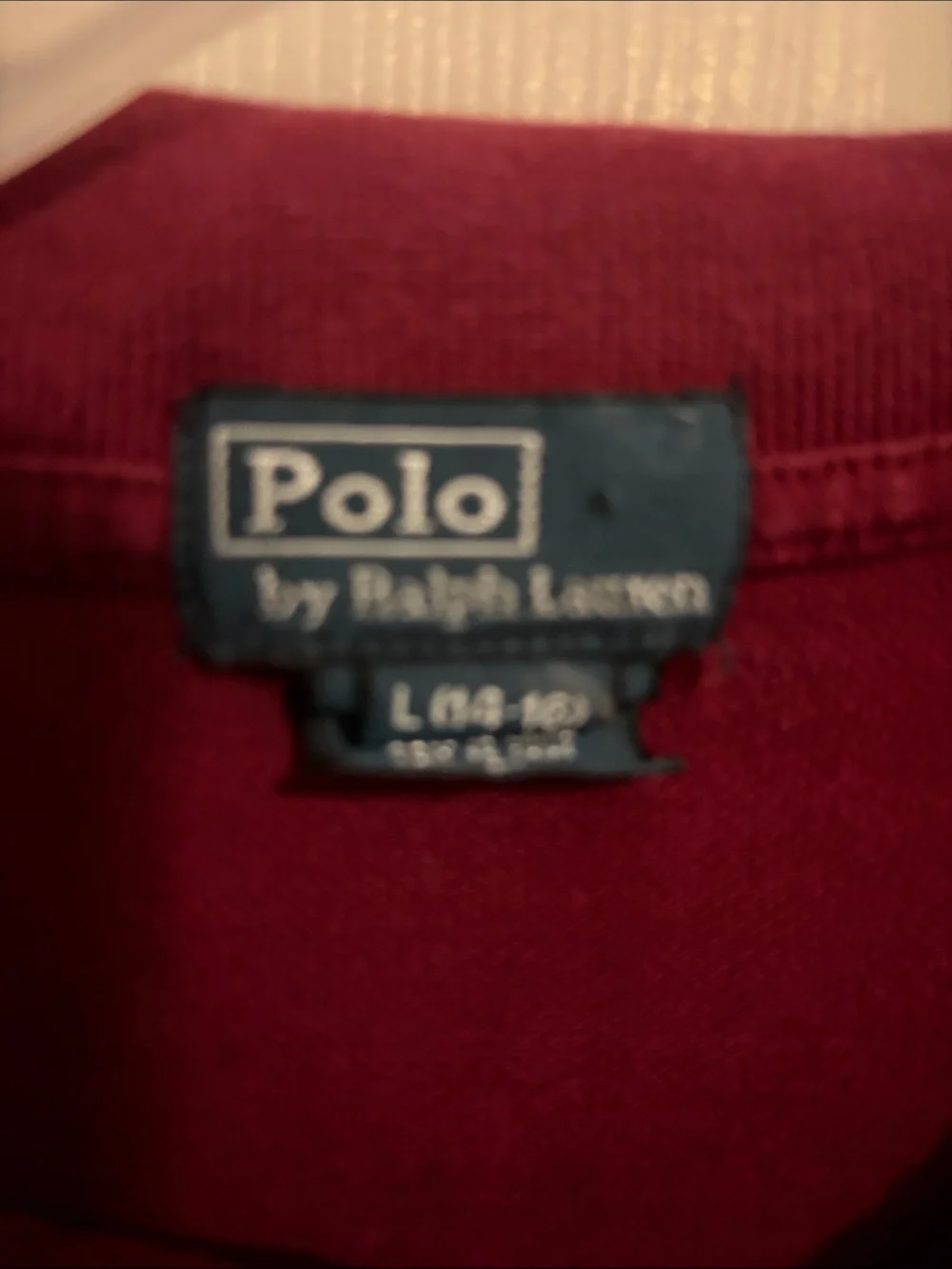 Ralph Lauren Kids Long-Sleeve Polo - Deep Burgundy with Navy Pony